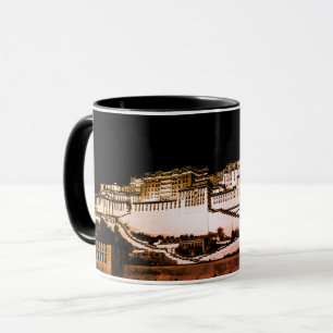 Potala Palace, Lhasa at night, Tibet - Coffee/Tea Mug