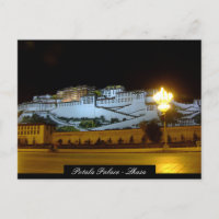Potala Palace, Lhasa, Buddhist Castle, Tibet Postcard