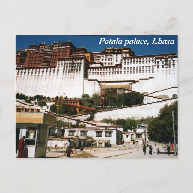 Potala Palace, Lhasa, postcard (Front)