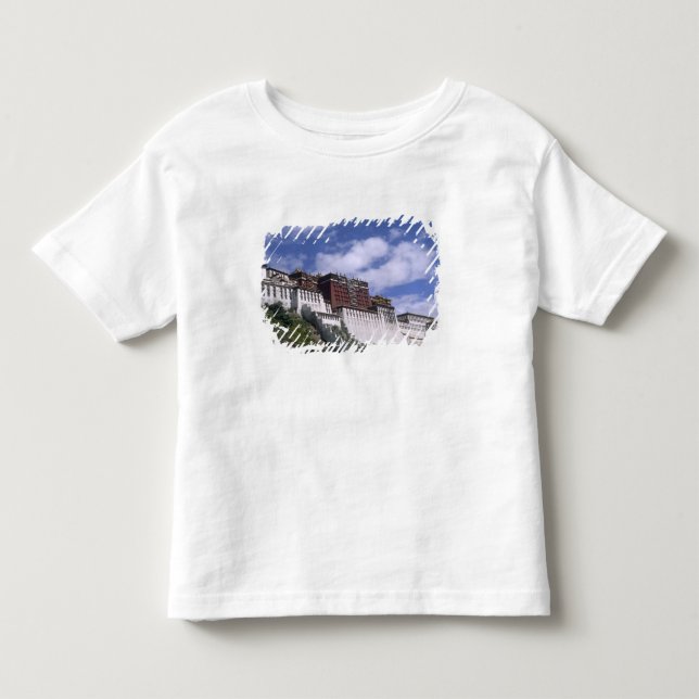 Potala Palace on mountain the home of the Dalai Toddler T-shirt (Front)