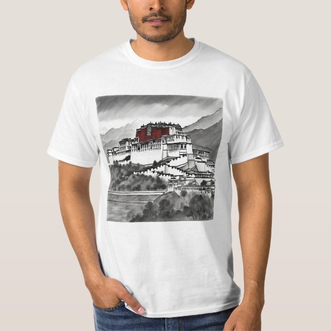 Potala Palace Tibet  T-Shirt (Front)