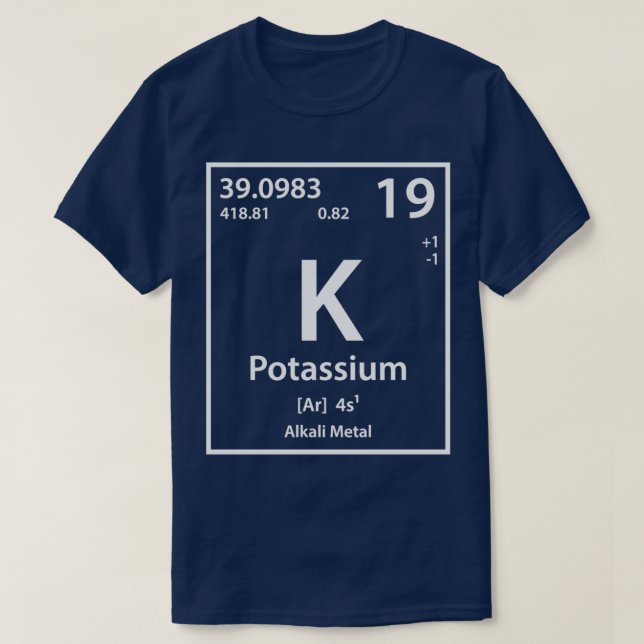 Potassium Element  T-Shirt (Design Front)