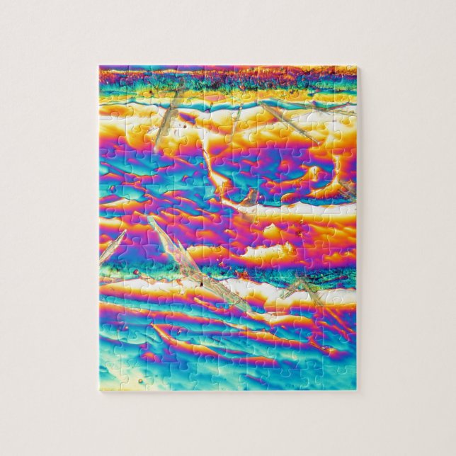 Potassium hydroxide under a microscope jigsaw puzzle (Vertical)