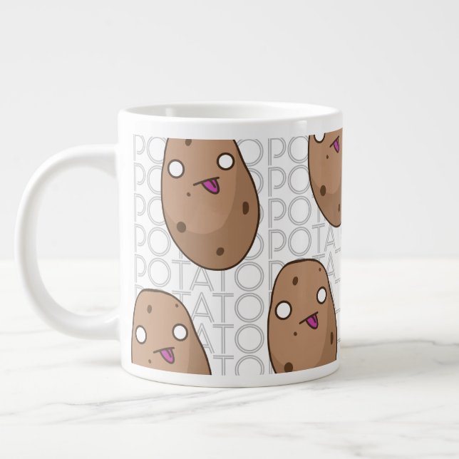 Potato Aim Giant Coffee Mug (Left)