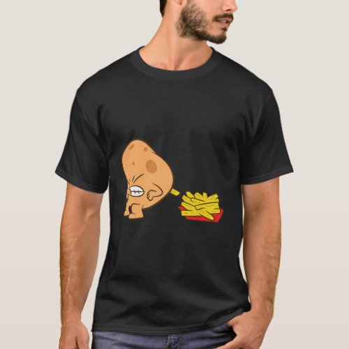 Potato And French Fries T_Shirt