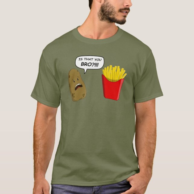 potato and fries T-Shirt (Front)