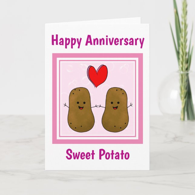 Potato Anniversary Card (Front)