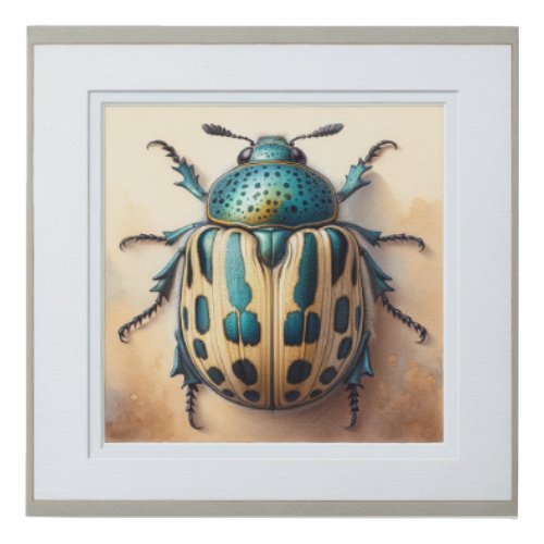 Potato beetle 300524IREF108 _ Watercolor Faux Canvas Print