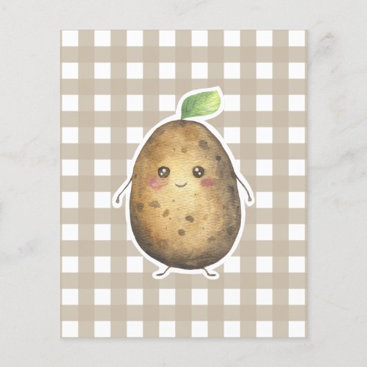 Potato birthday time capsule message (Back)