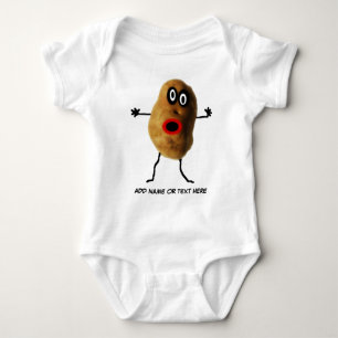 Potato Cartoon Baby Bodysuit