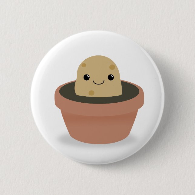Potato Character Button (Front)