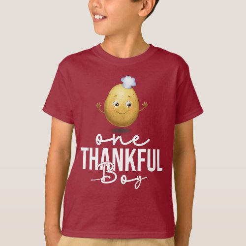 POTATO chef Thanksgiving Dinner Matching  T_Shirt