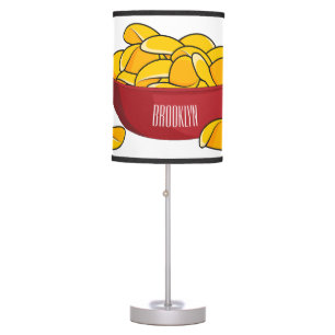 Potato chip cartoon illustration table lamp