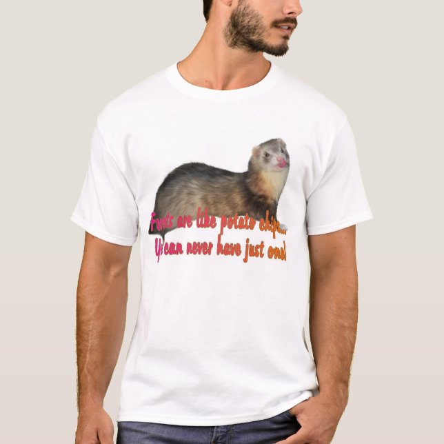 Potato Chip Ferret T-Shirt (Front)