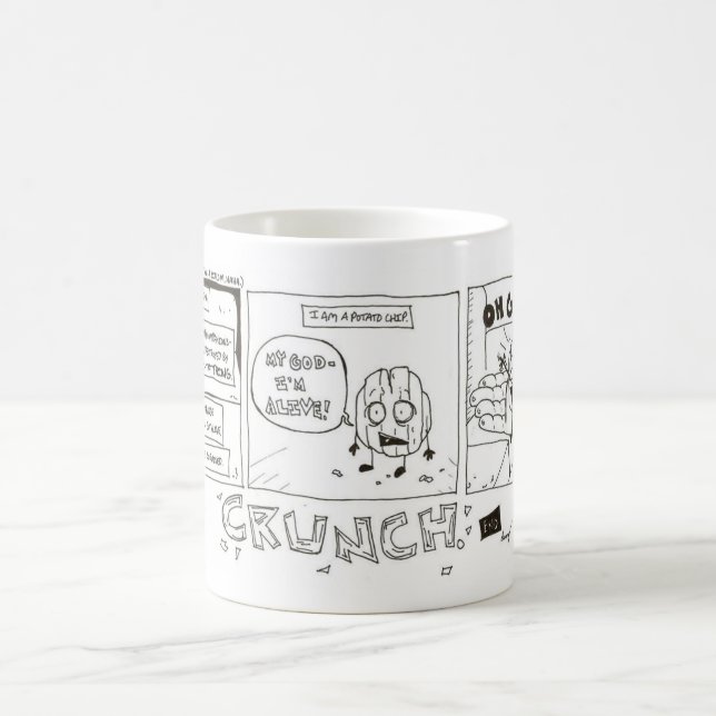 Potato Chip Funny Cartoon Mug (Center)