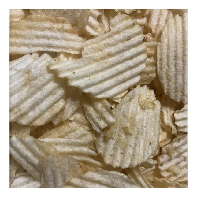 Potato Chips Acrylic Print (Front)