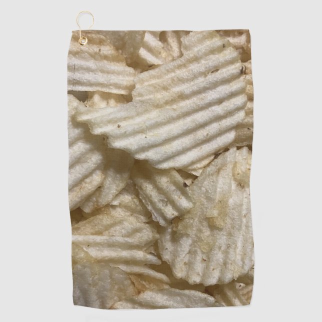 Potato Chips Golf Towel (Front)