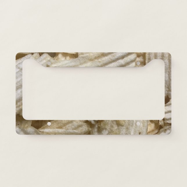 Potato Chips License Plate Frame (Front)