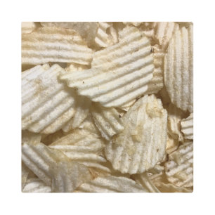 Potato Chips Metal Print