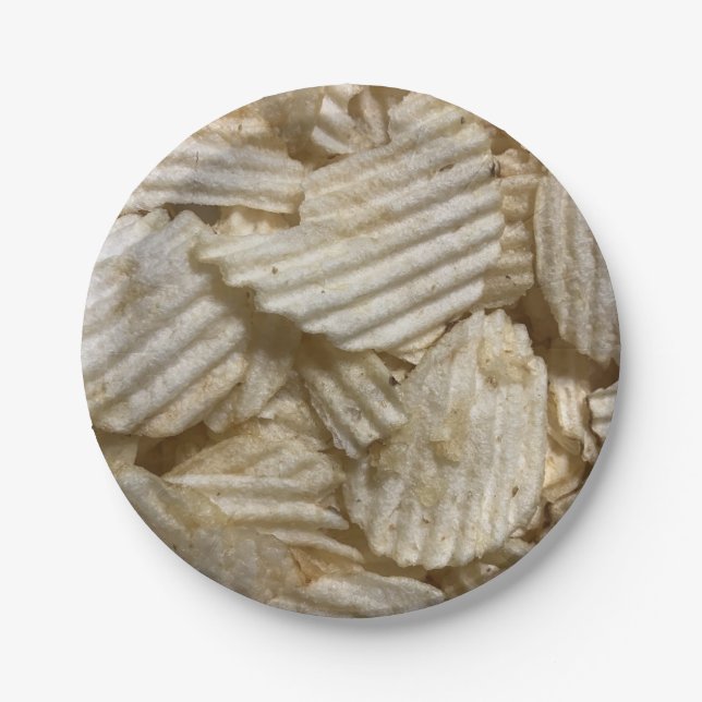 Potato Chips Paper Plates (Front)