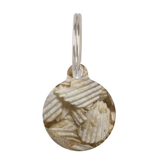 Potato Chips Pet ID Tag (Front)