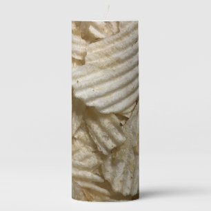 Potato Chips Pillar Candle