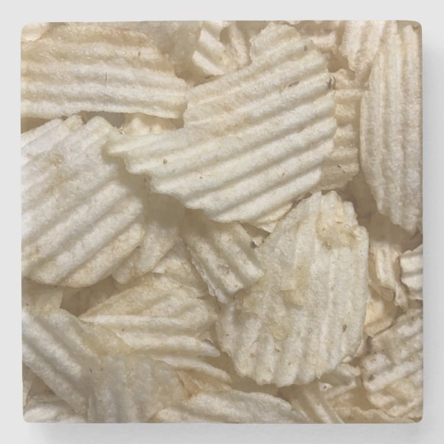 Potato Chips Stone Coaster (Front)