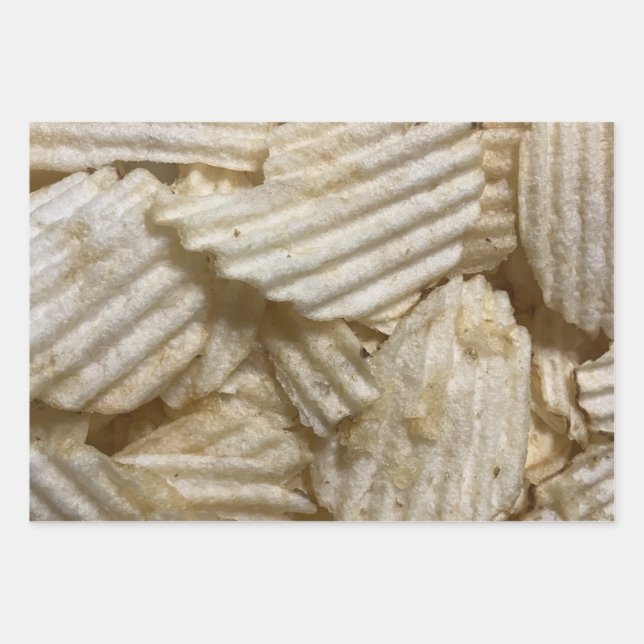 Potato Chips Wrapping Paper Sheets (Front)