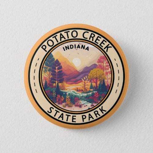 Potato Creek State Park Indiana Emblem Button