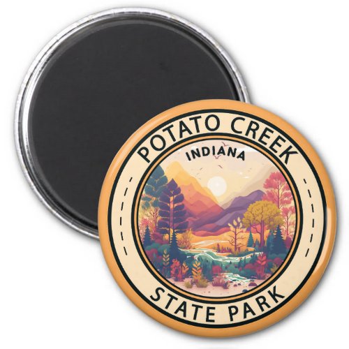 Potato Creek State Park Indiana Emblem Magnet