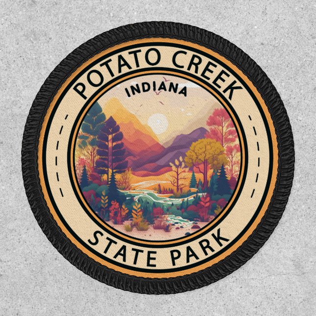 Potato Creek State Park Indiana Emblem Patch (Front)