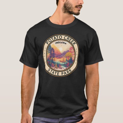 Potato Creek State Park Indiana Emblem T_Shirt