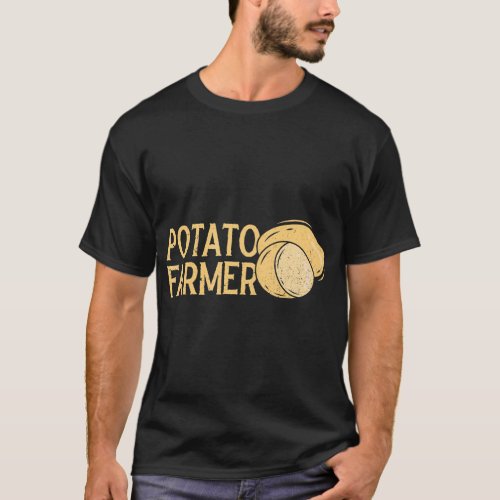 Potato Farmer Potato Squad Farming Gardening T_Shirt