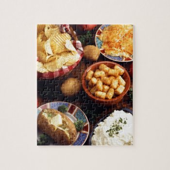 Potato Foods Jigsaw Puzzle by Alleycatshirts at Zazzle