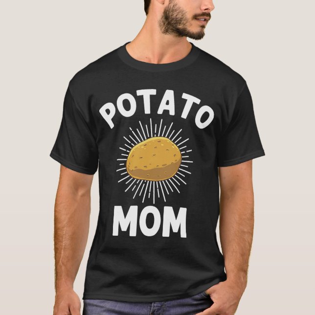 Potato  For Mom Women Cute Potato Tater Spud T-Shirt (Front)
