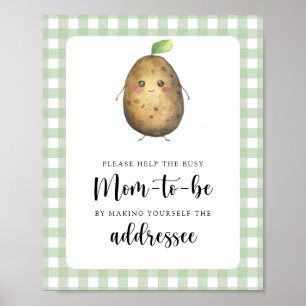 Potato - Help the Busy Mom-to-Be Poster