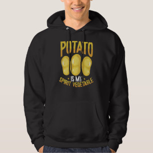Potato Is My Spirit Vegetable Backprint Vegetable Hoodie