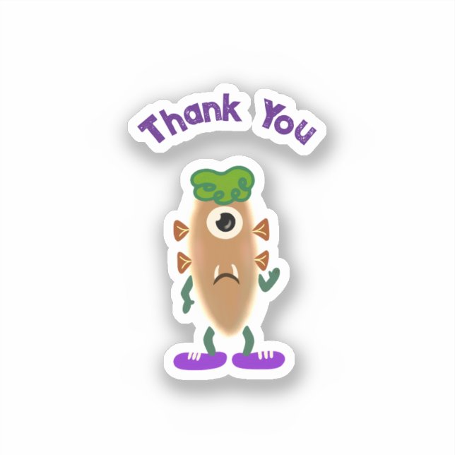 Potato monster sticker (Front)