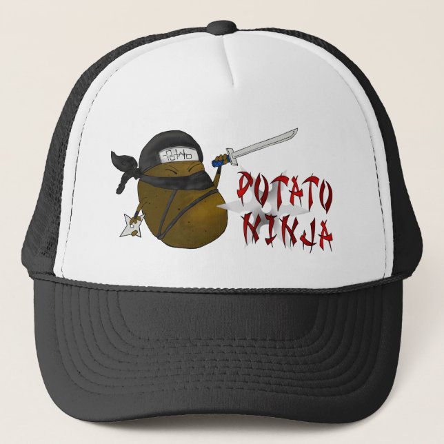 Potato Ninja Trucker Hat (Front)