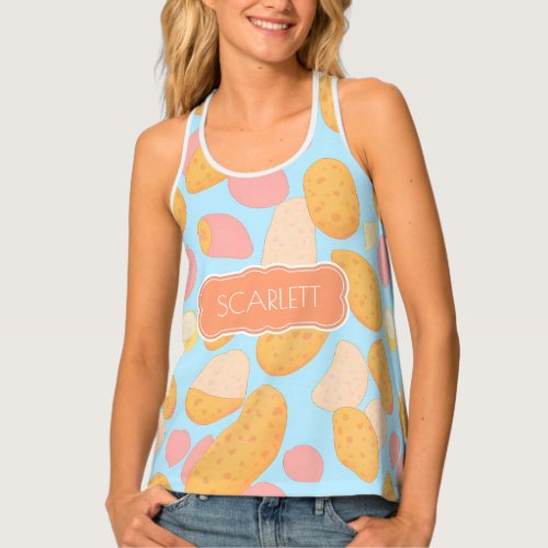 Potato Pastel Colorful Personalized Pattern Tank Top