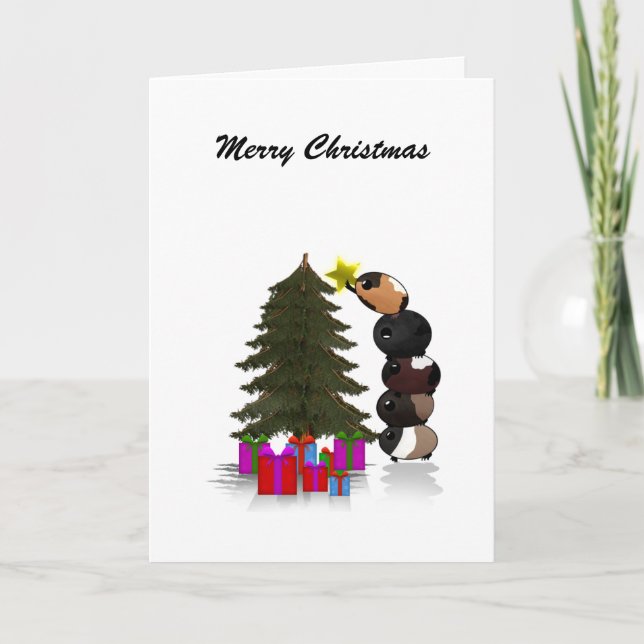 Potato Pigs - Merry Christmas Holiday Card (Front)