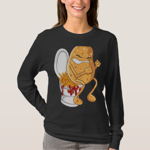 Potato Pooping French Fries Fried Potatoes Food T-Shirt