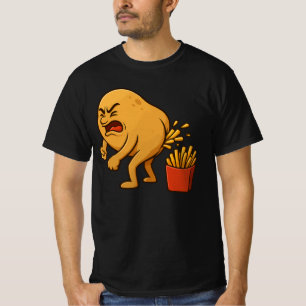 Potato Pooping French Fries l Funny French Fries T-Shirt