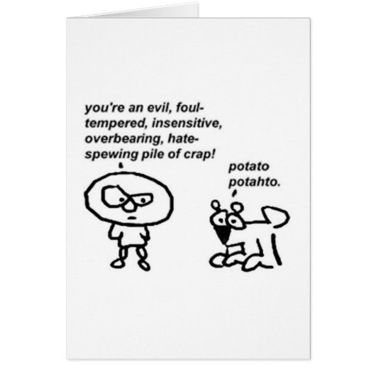 Potato Potahto Cards (Front)