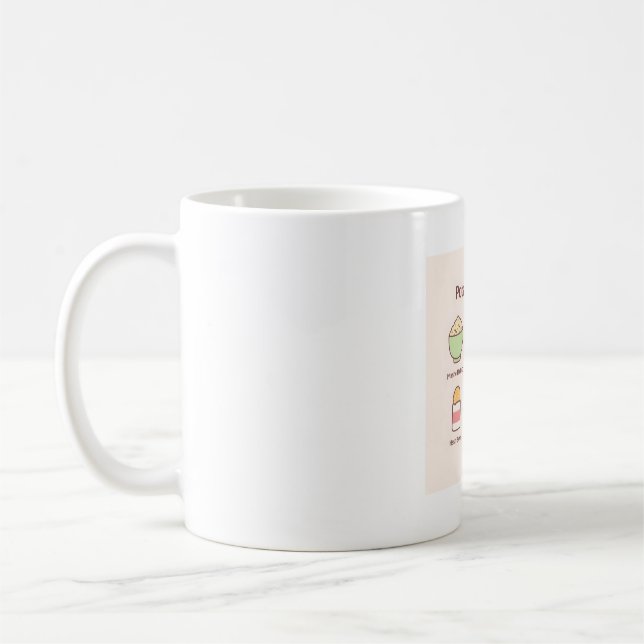 Potato Potahto Mashed Potato French Fries Hash Bro Coffee Mug (Left)