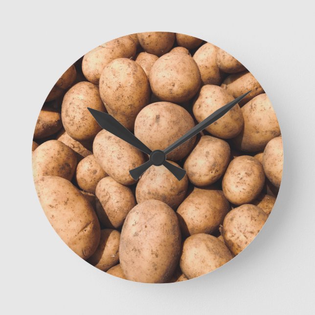 Potato Round Clock (Front)