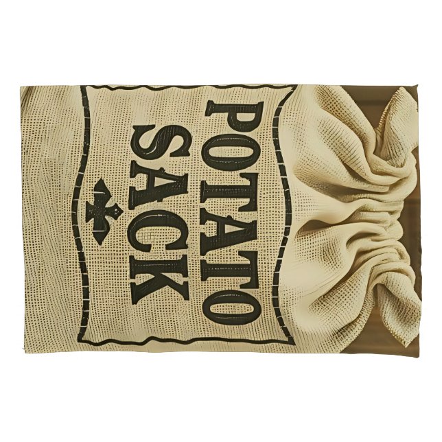 potato sack pillow case (Front)