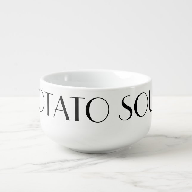 Potato Soup- Custom Soup Mug (Front)