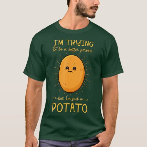 Potato Spud Root Vegetable ater Vegan Lover Keto G T_Shirt