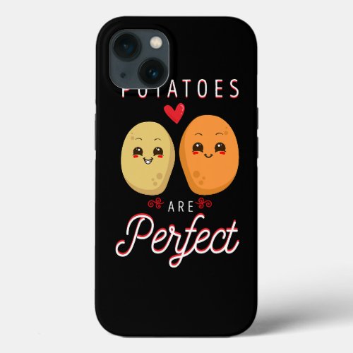 Potato Spud Root Vegetable Tater Vegan Lover Keto  iPhone 13 Case